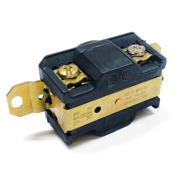 L2120-R Pass & Seymour Turnlok Receptacle, 5-Wire, 20 Amp 120/208 VAC