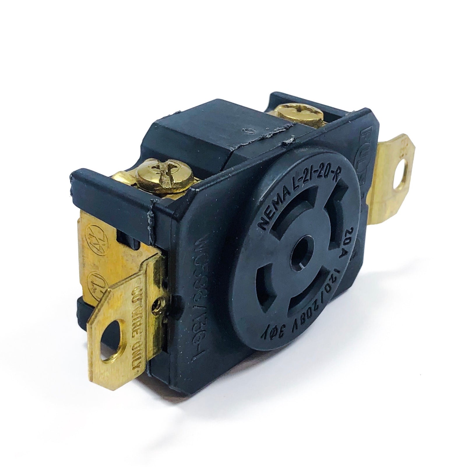 L2120-R Pass & Seymour Turnlok Receptacle, 5-Wire, 20 Amp 120/208 VAC - 0