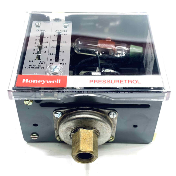 L404A1354 Honeywell Pressuretrol Pressure Control, Max Line Press 15 Psi