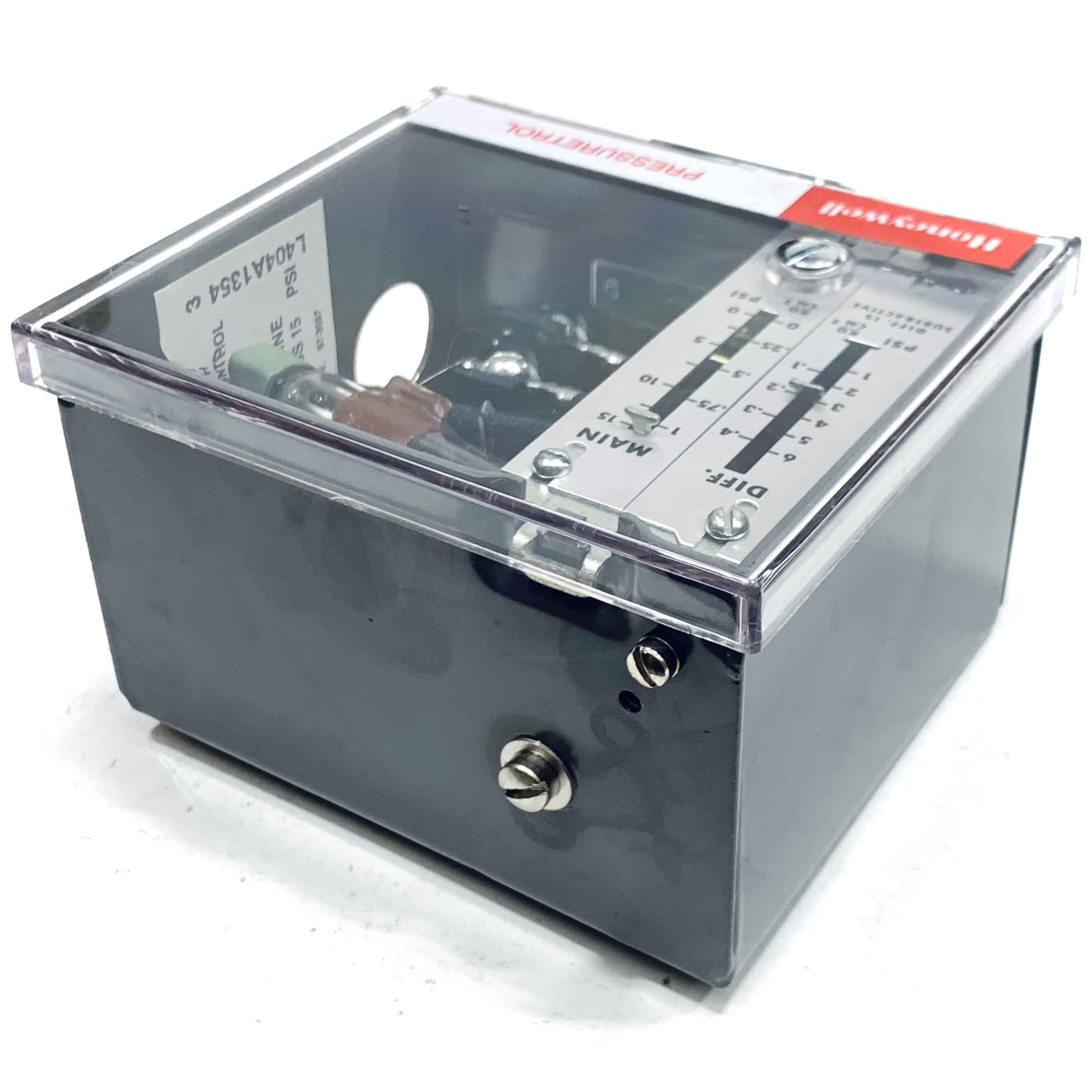 L404A1354 Honeywell Pressuretrol Pressure Control, Max Line Press 15 Psi