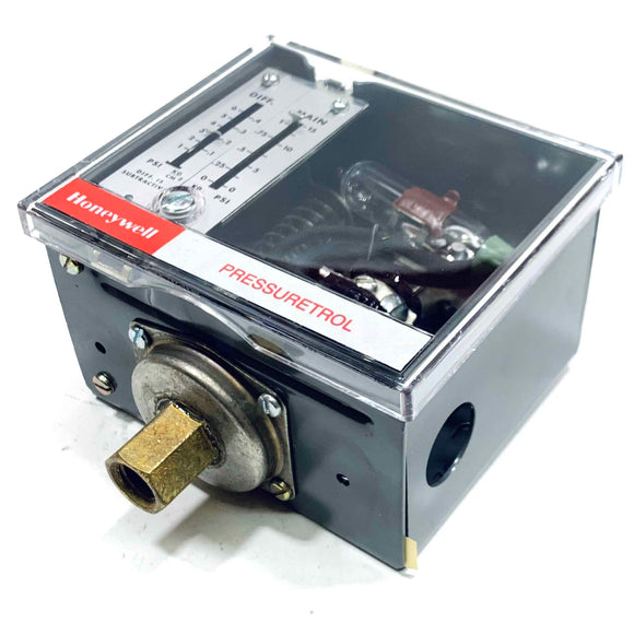 L404A1354 Honeywell Pressuretrol Pressure Control, Max Line Press 15 Psi