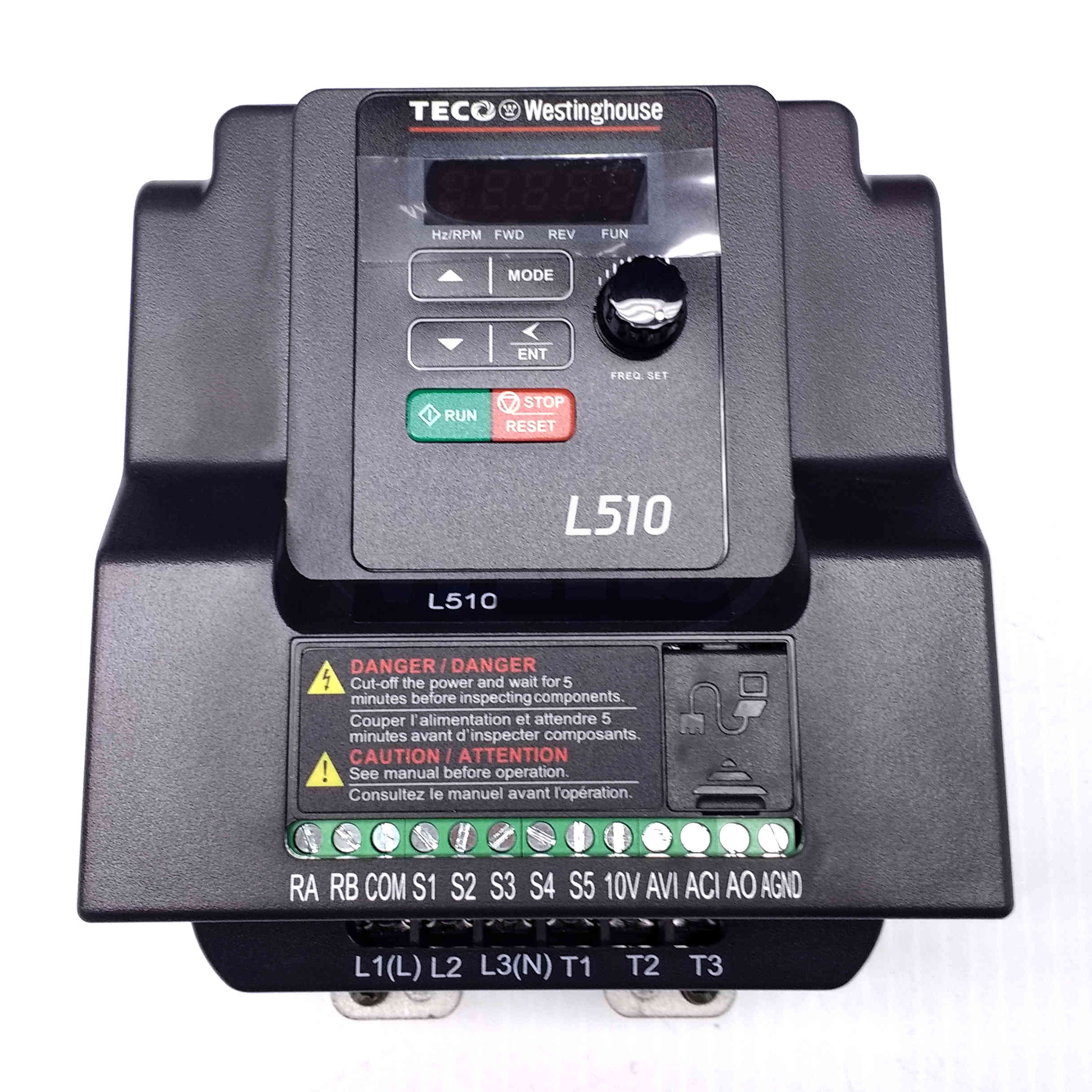 L510-101-H1-U Teco-Westinghouse 1 HP Variable Frequency Micro Drive