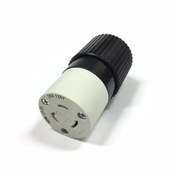 Hubbell L520C Connector, Turnlok IP20 3 Wire