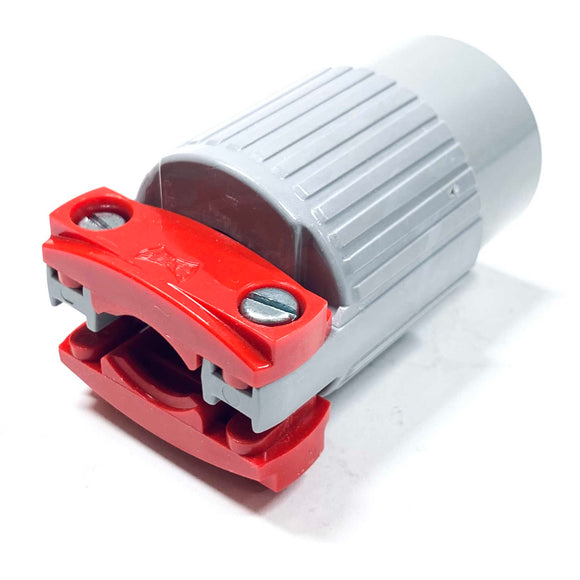 L620C Eagle Locking Connector, 20A, 250V, 2-Pole, NEMA L6-20R, Gray