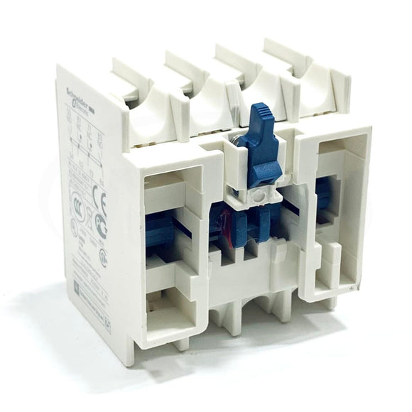 LADN22 Schneider Electric Auxiliary Contact Block 2NO-2NC, Screw Term