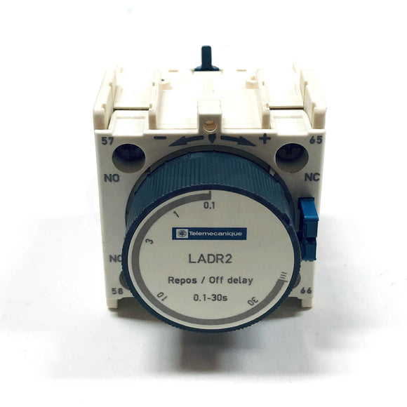 LADR2 Telemecanique Time Delay Contact Black