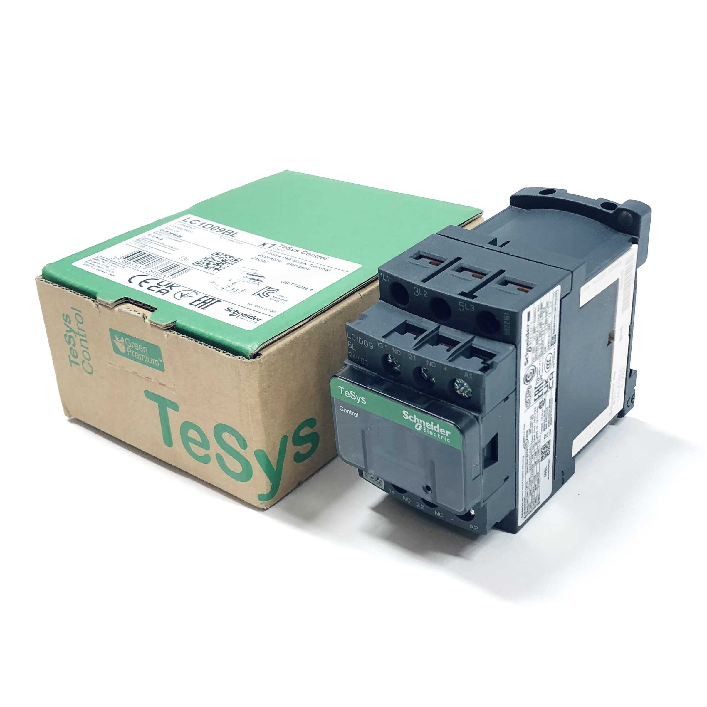 LC1D09BL Schneider Electric 3-Pole Contactor, 24V Coil