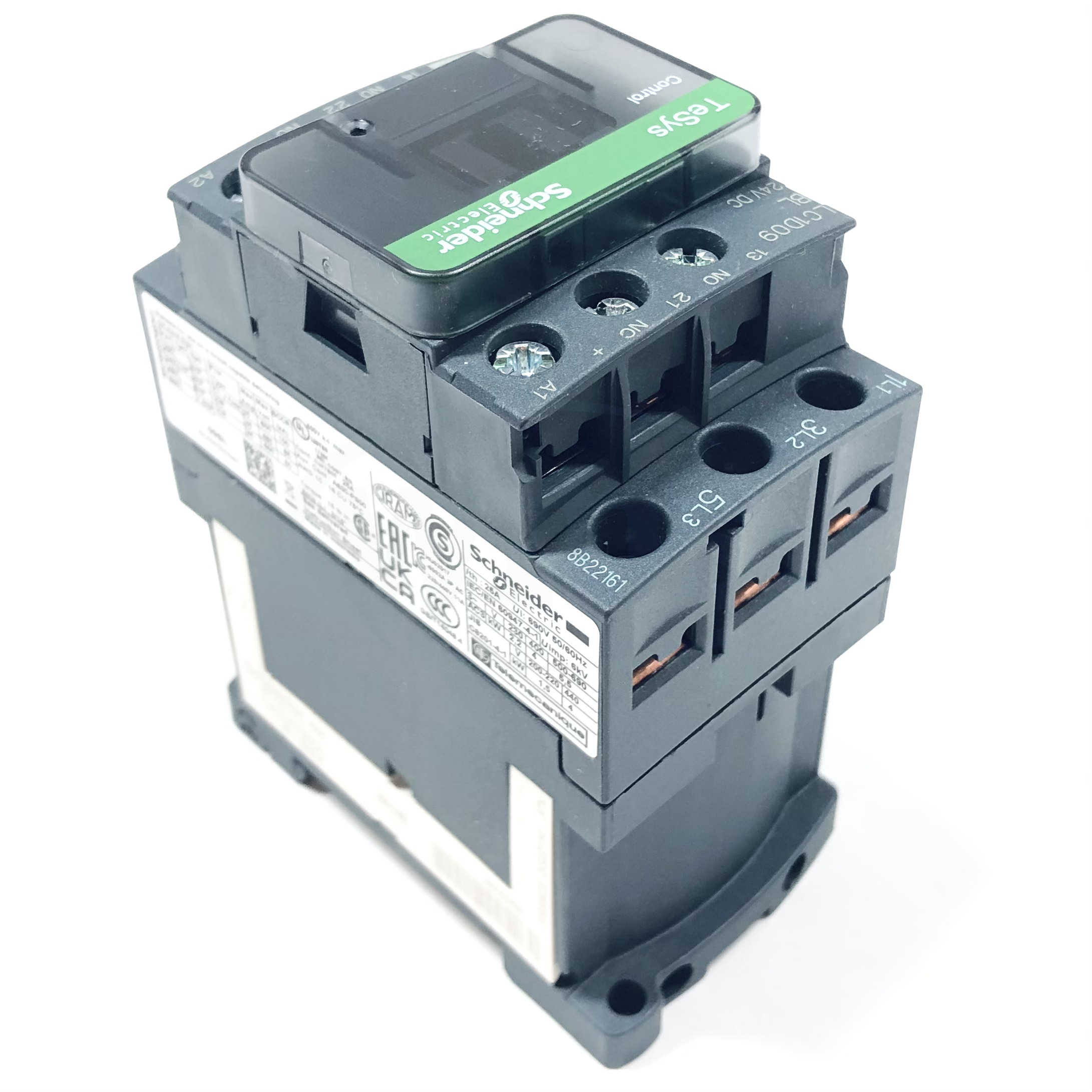 LC1D09BL Schneider Electric 3-Pole Contactor, 24V Coil