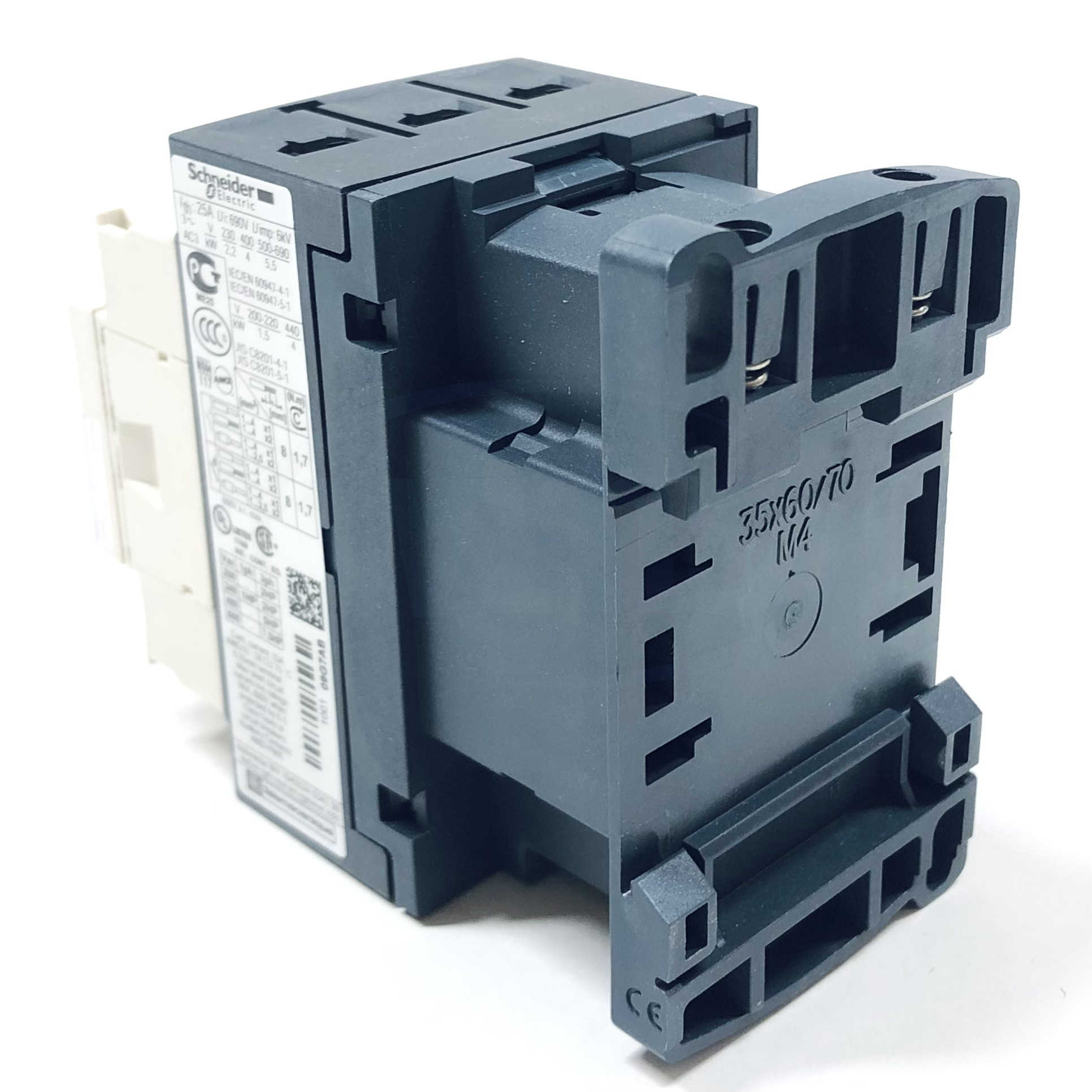 LC1D09G7 Schneider Electric IEC Contactor, 4KW/400V 5HP/480V