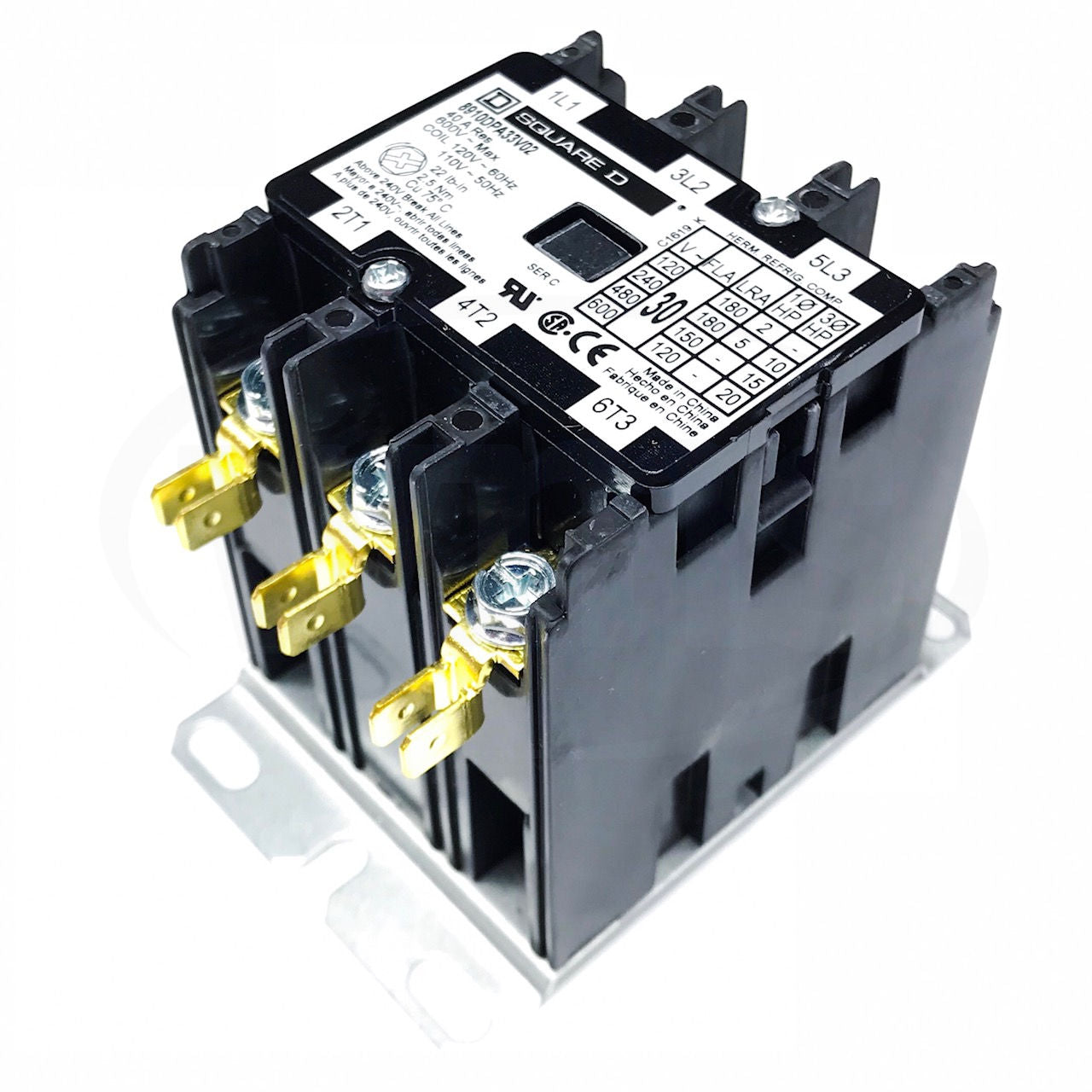 8910DPA33V02 Square D Definite Purpose Contactor - 0