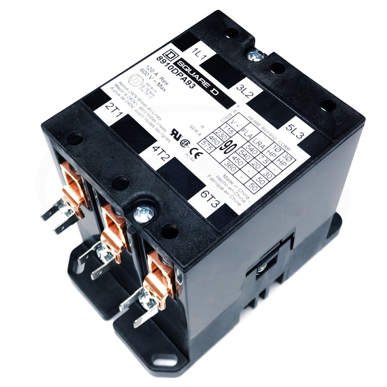 8910DPA93V02 Square D Definite Purpose Contactor - 0