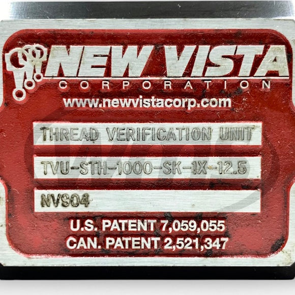 TVU-STH-1000-SK-1X-12.5 New Vista Powered Thread Verification Unit