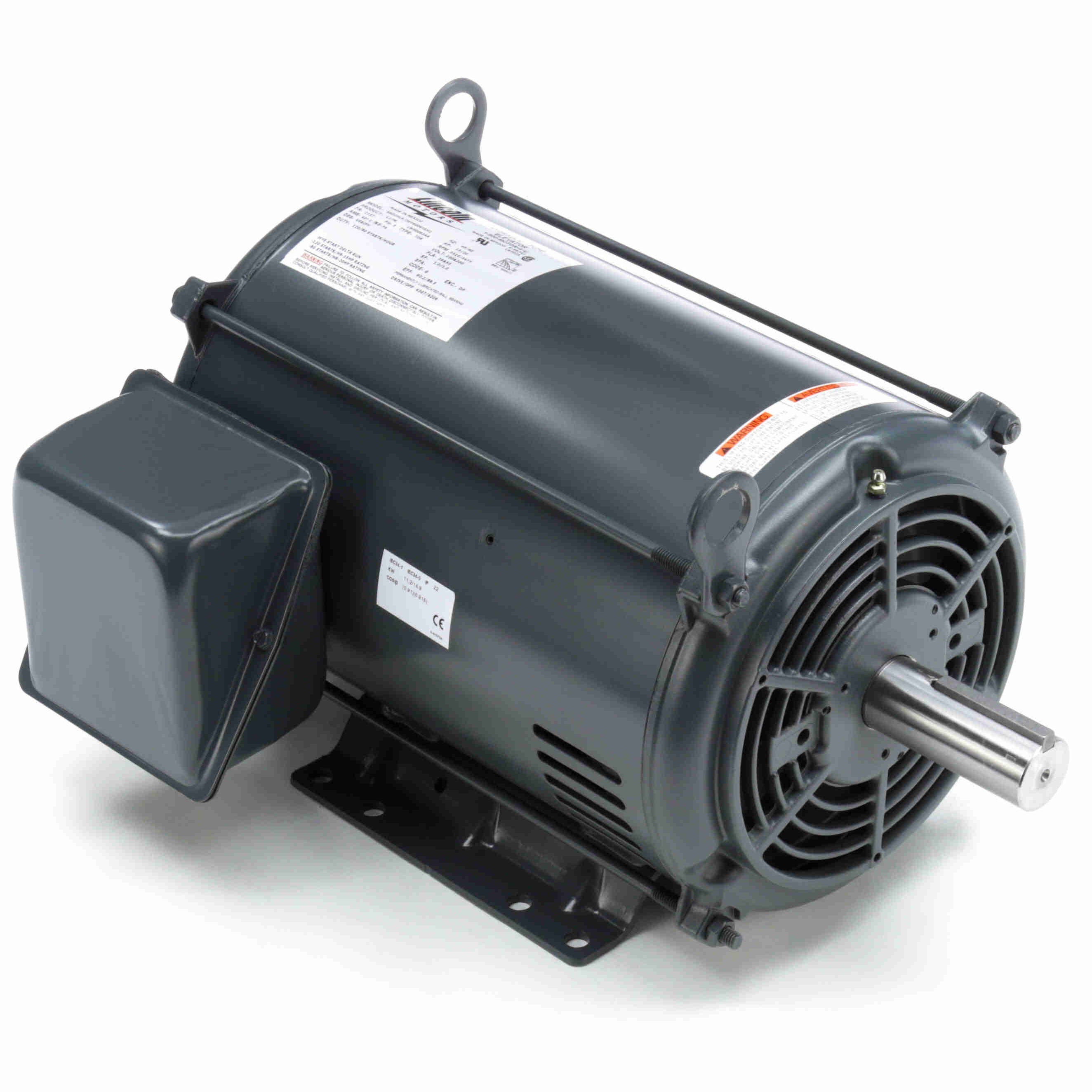 LM30093 Lincoln 15HP Elevator Duty Electric Motor, 3600RPM