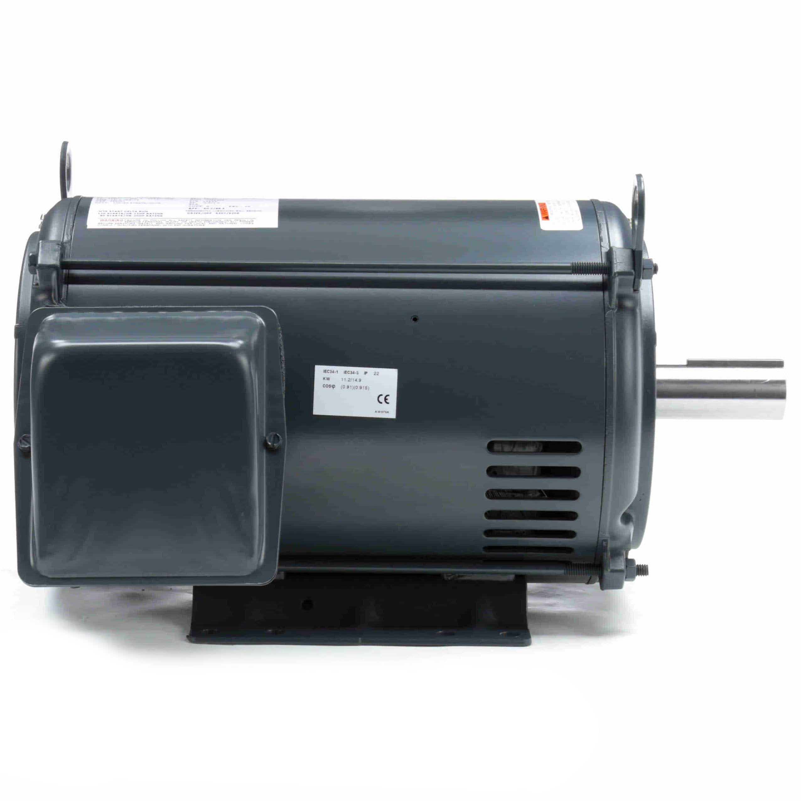 LM30093 Lincoln 15HP Elevator Duty Electric Motor, 3600RPM - 0