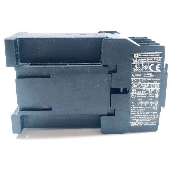LP1D0910BD Telemecanique 3-Pole Contactor, 24VDC, 4kW-400V 5Hp-460V