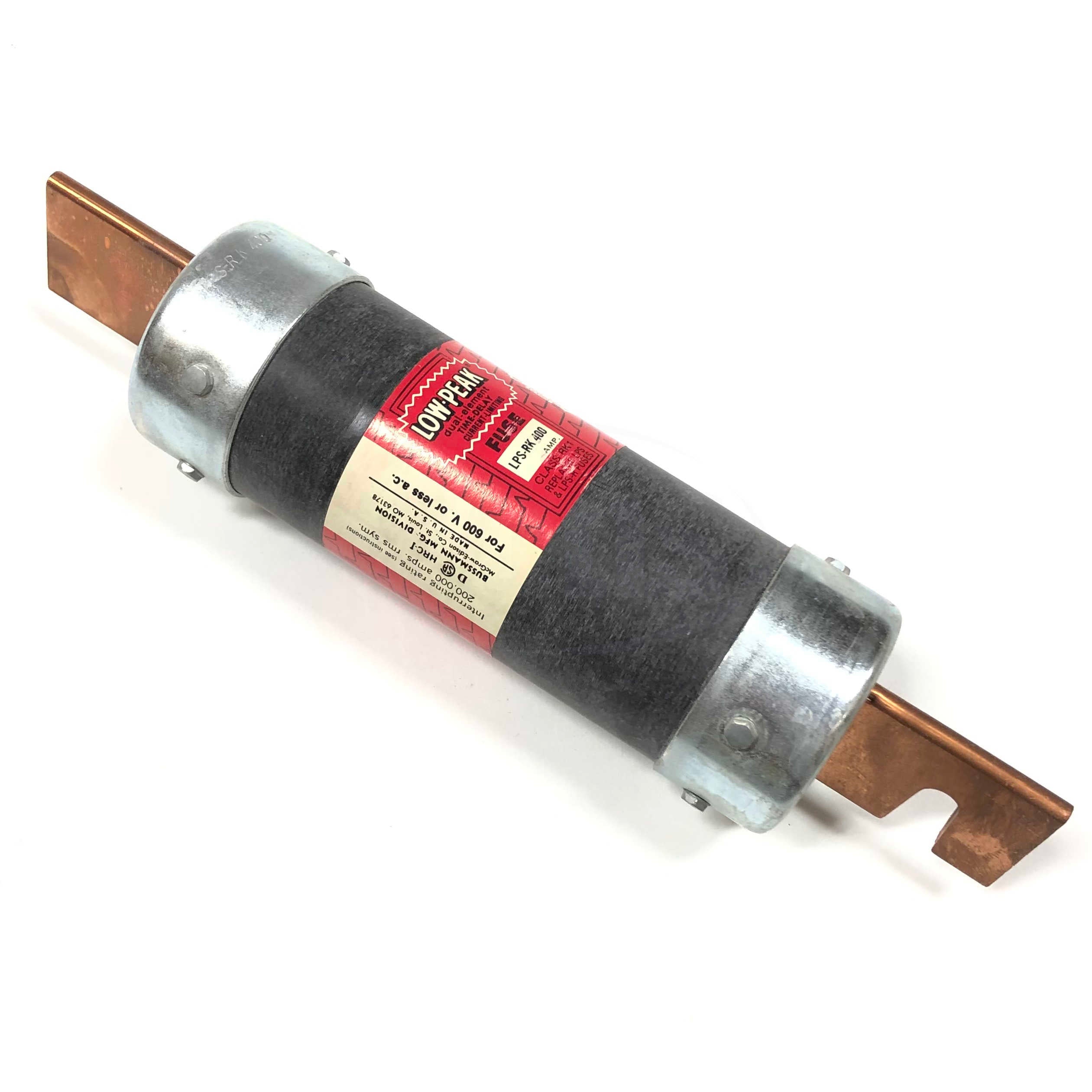 LPS-RK-400 Bussmann Low-Peak Dual-Element 600V Fuse - 0