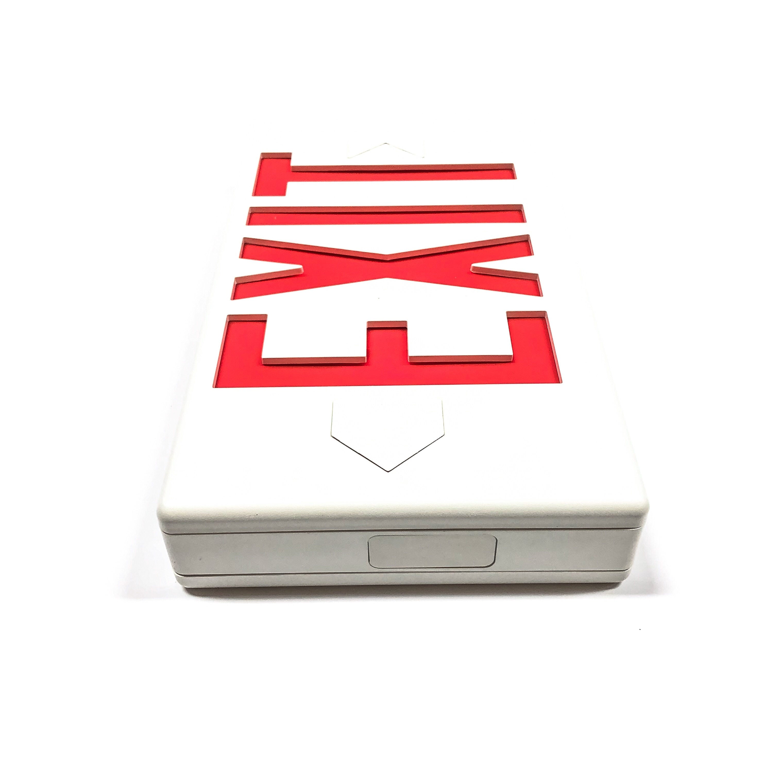 LPX60RWH Cooper Lighting/Sure Lites Polycarbonate Exit Sign, AC Only,120/277 VAC - 0