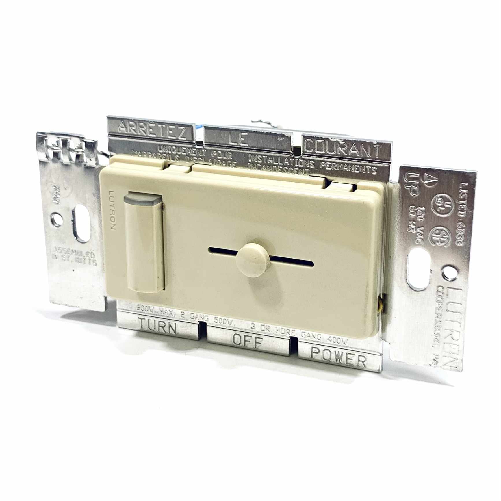 LX-600PL-IV Lutron Single Pole Preset Dimmer Switch - 0