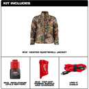 M101C-21L Milwaukee M12 Heated QUIETSHELL Jacket Kit, Realtree Edge Camo, Large-5