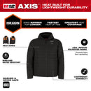 M102B-21M Milwaukee M12 Heated AXIS Hooded Jacket Kit, Black, Medium-5