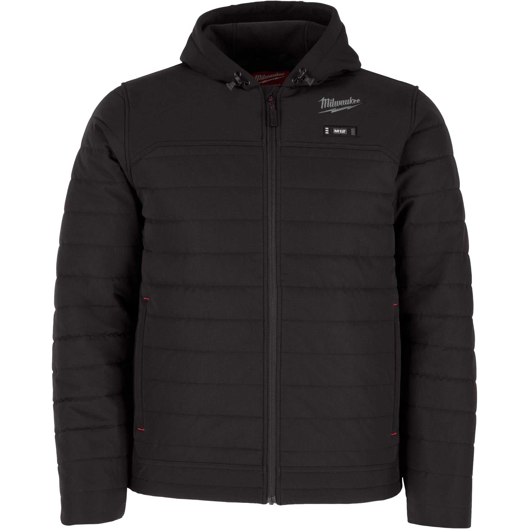 M102B-21S Milwaukee M12 Heated AXIS Hooded Jacket Kit, Black, Small