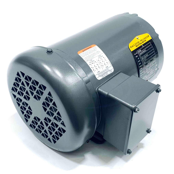 M3558 Baldor Reliance 2HP Industrial Motor, 208-230/460V, 1735RPM, 3Ph, 56H