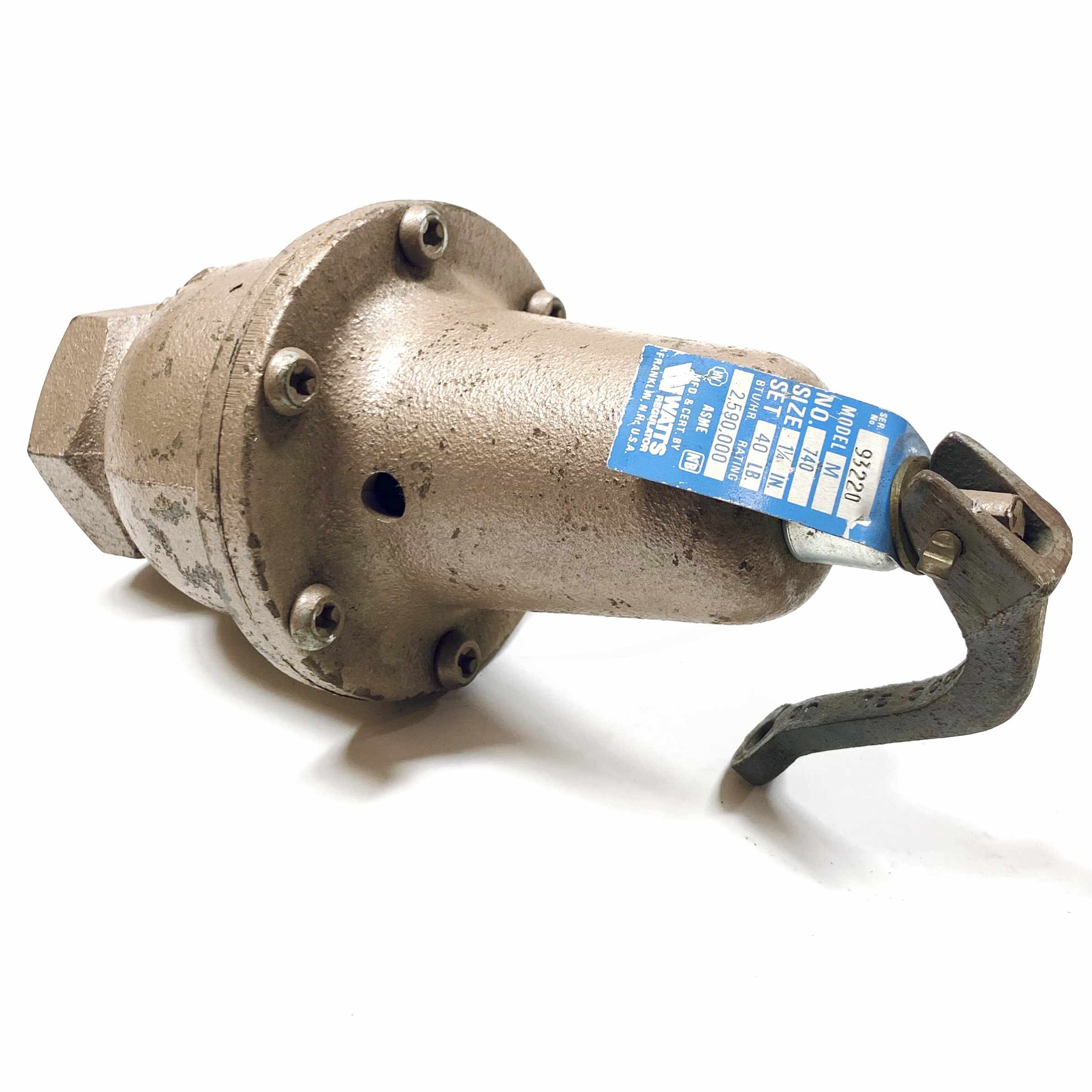 M740 Watts Pressure Relief Valve, 1 1/4" X 1 1/2"