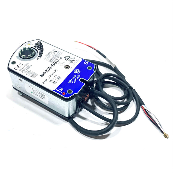 M9208-BGC-3 Johnson Controls Actuator, 24VAC/DC, 50/60Hz, On/Off