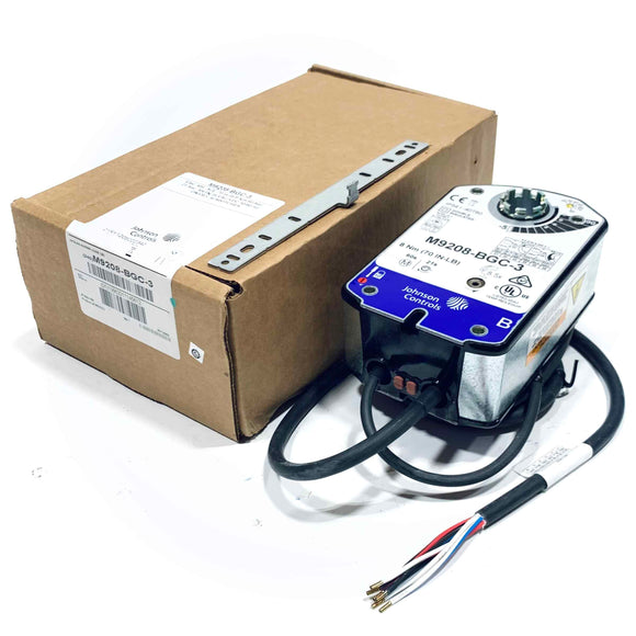 M9208-BGC-3 Johnson Controls Actuator, 24VAC/DC, 50/60Hz, On/Off
