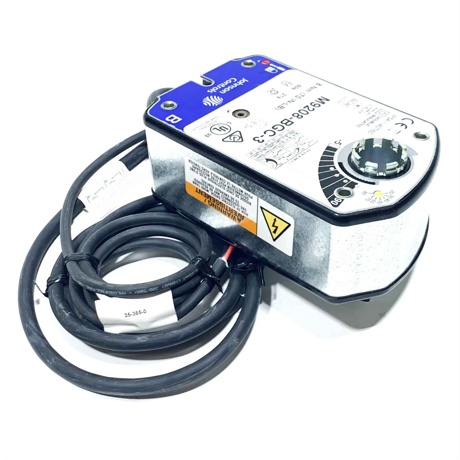 M9208-BGC-3 Johnson Controls Actuator, 24VAC/DC, 50/60Hz, On/Off - 0