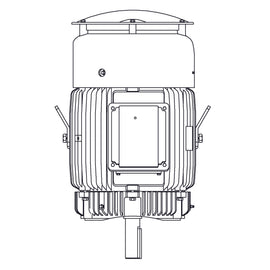 HBV0404C Teco-Westinghouse 40HP MAX-E2/841 Cast Iron Electric Motor, 1800RPM