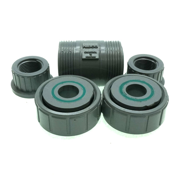 MB817U8 Nibco Chemtrol 3/4" True Union Check Valve