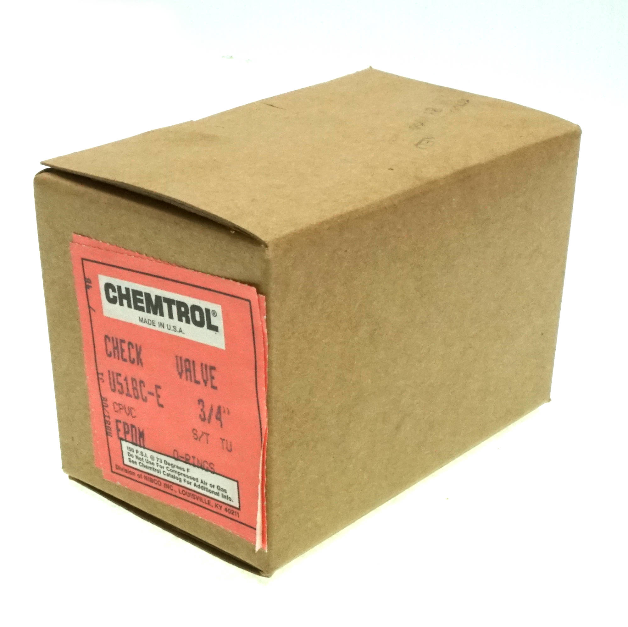 MB817U8 Nibco Chemtrol 3/4" True Union Check Valve