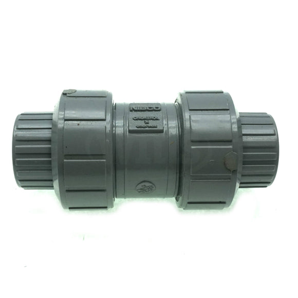 MB817U8 Nibco Chemtrol 3/4" True Union Check Valve