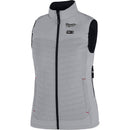 F300G-21M Milwaukee M12 Women's Heated AXIS Vest, Medium, Gray