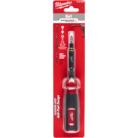 48-22-2922 Milwaukee 8-in-1 Multi-Bit & Nut Driver