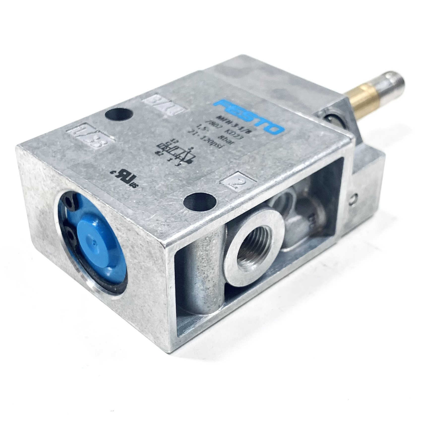 MFH-3-1/8 Festo Air Solenoid Valve, 1.5-8Bar, 21-120psi