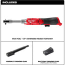 3058-20 Milwaukee M12 FUEL 1/4" Extended Reach Ratchet