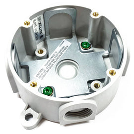 NV2XG Hubbell 3/4" Ceiling Mounting Box, Gray, Non-Metallic Utility Light