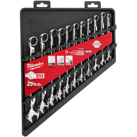 48-22-9511 Milwaukee 11-Piece Metric Combination Wrench Set