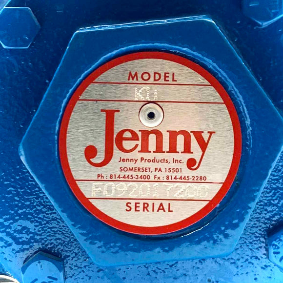 Model KU Jenny 1-2 HP Compressor Pump, Ser No. F092017200