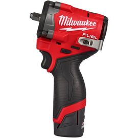 2562-22 Milwaukee M12 FUEL Stubby 3/8" Impact Wrench Kit