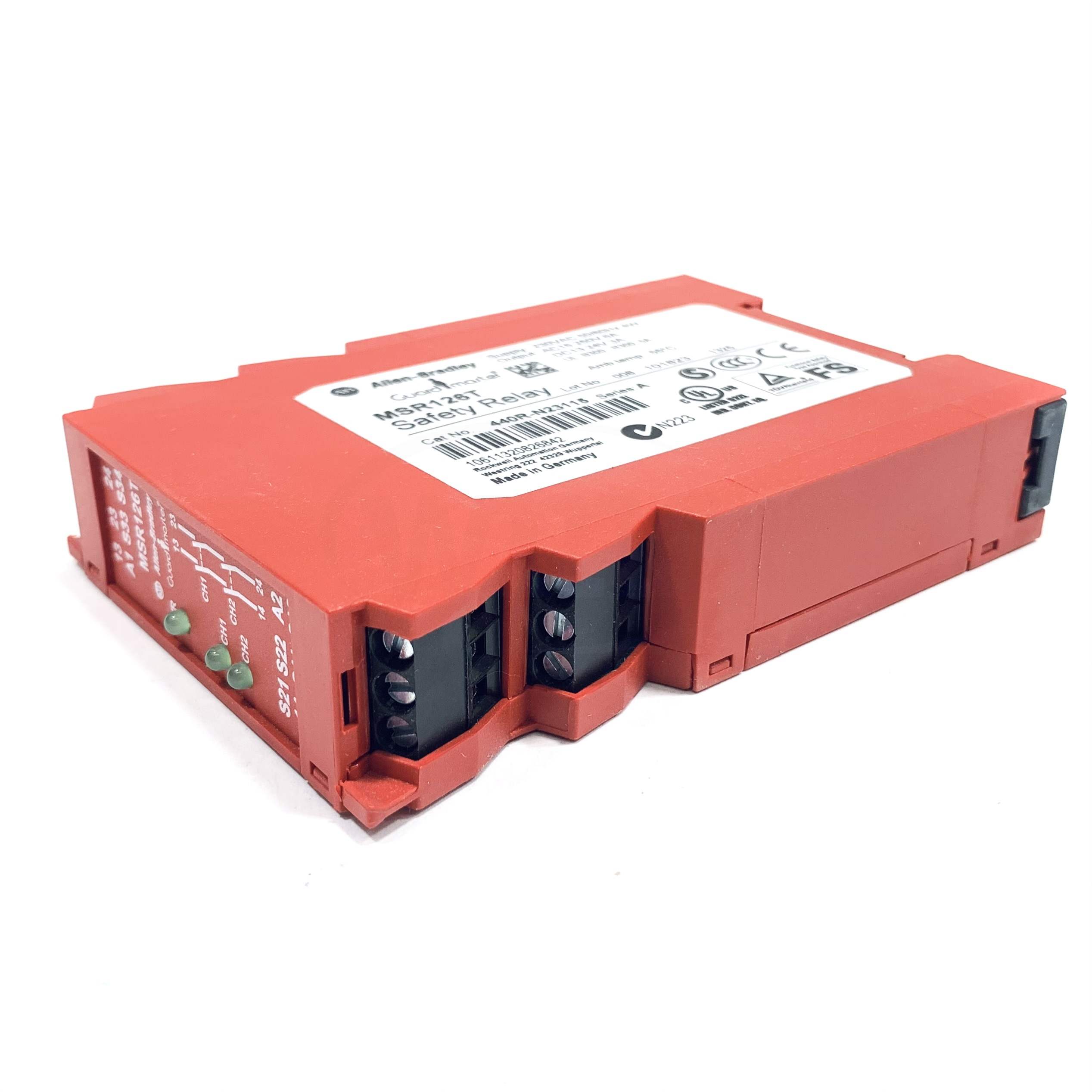 MSR126T Allen-Bradley Safety Relay 3 Amps, 24V AC/DC