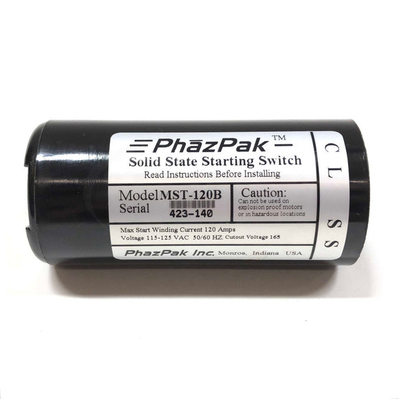 MST120-B PhazPak Solid State Starting Switch 120Amps, 115-125V, 50/60Hz