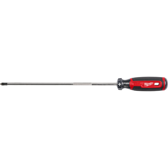 MT204 Milwaukee Cushion Grip Screwdriver, Phillips #2 x 10"
