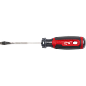 MT206 Milwaukee Cushion Grip Screwdriver, Slotted 1/4" x 4"