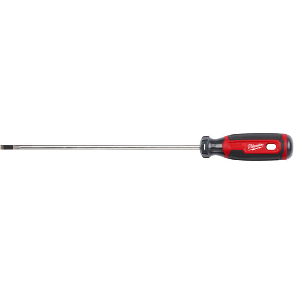 MT213 Milwaukee Cushion Grip Screwdriver, Cabinet 3/16" x 8"