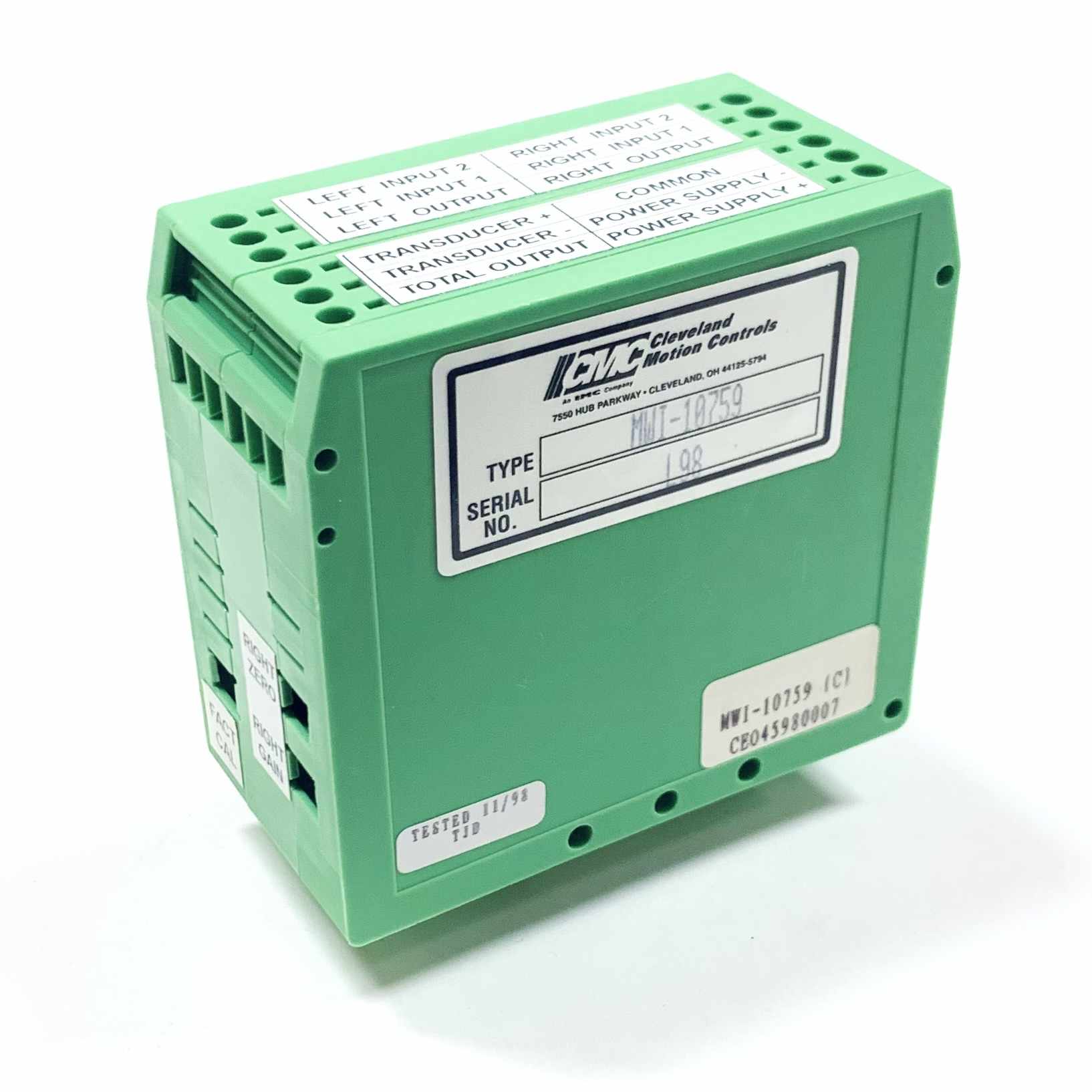 MWI-10759 Cleveland Motion Controls Tensi-Master Transducer