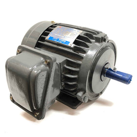 N0012 Teco-Wesinghouse 1Hp 0.75kw, 2Pole, 230/460V, 2.9/1.45AMP, 3440 RPM Motor