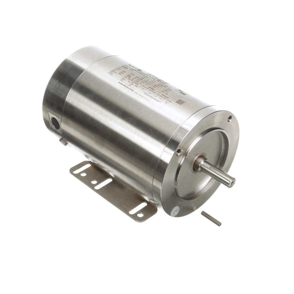 N281 Marathon 1/2HP Stainless Steel Washdown Electric Motor, 3600RPM